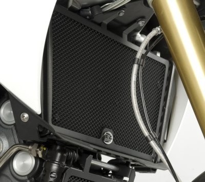 Ochranná mřížka chladiče R&G Racing pro motocykly APRILIA Dorsoduro 1200, černá